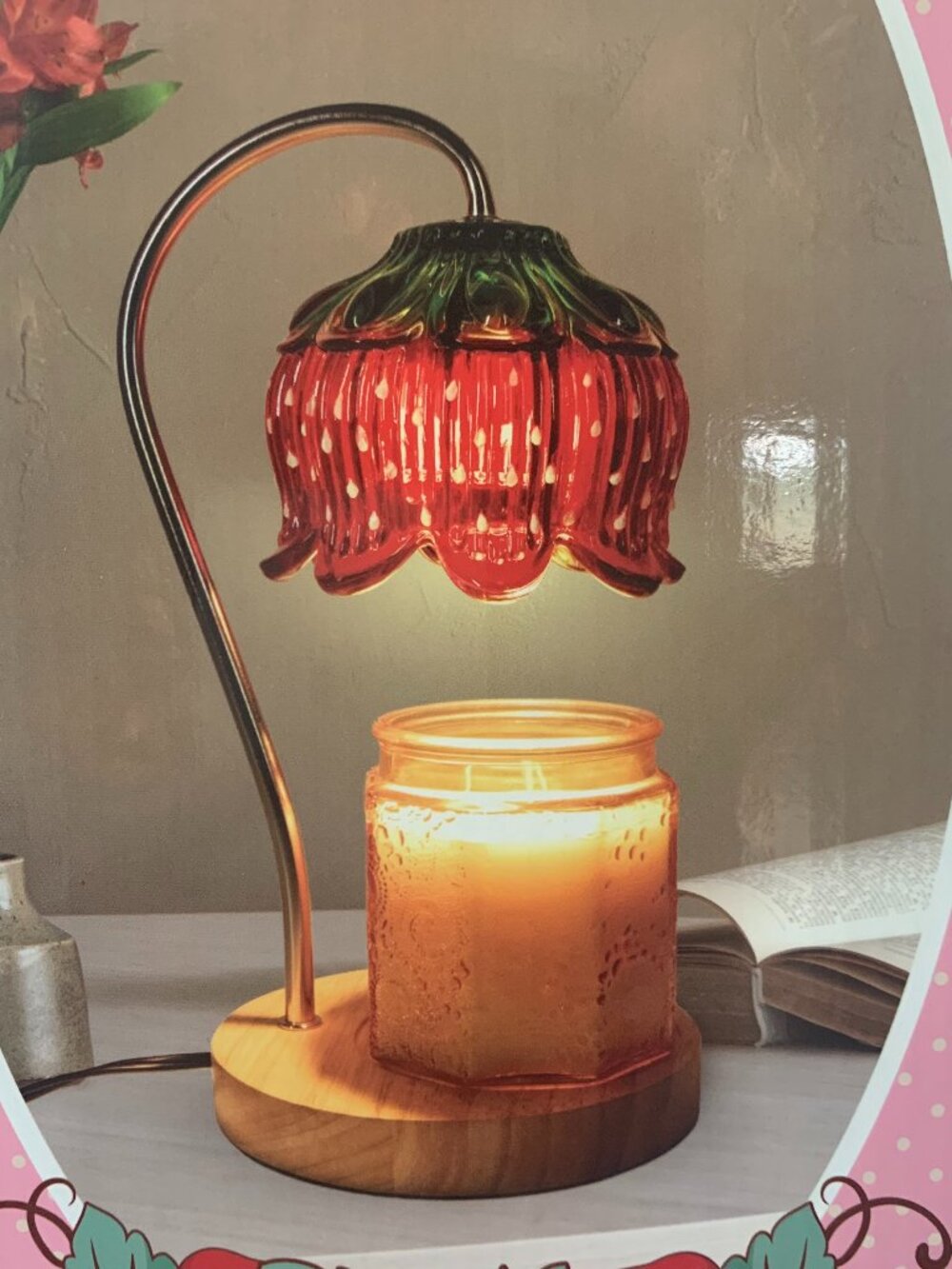 Strawberry Shortcake Candle Warmer Lamp 12" NWT